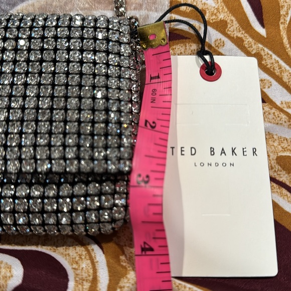 NWT - Ted Baker silver crystal Crossbody wallet bag. - Picture 2 of 10